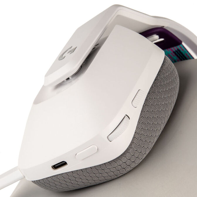 Logitech G733 LIGHTSPEED RGB Gaming Headset - white image number 5