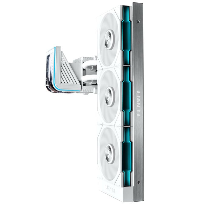 Lian Li HydroShift II OLED Curved 360 UNI FAN TL AiO Water Cooling, 360 mm, OLED Display, TL-FLEX Fans - White image number 2