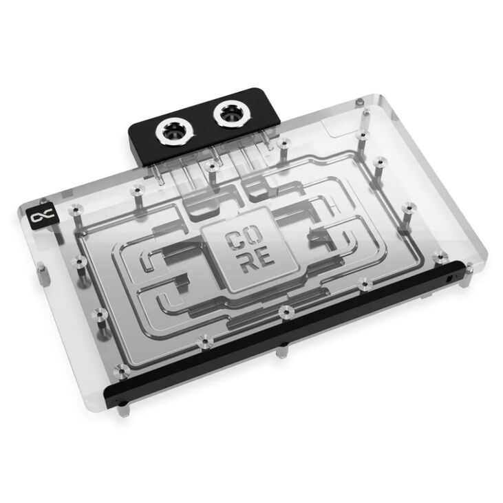 Alphacool Core Geforce RTX 5090 Gamerock / Phantom GPU Water Cooling, ARGB, with Backplate - Acrylic image number 1