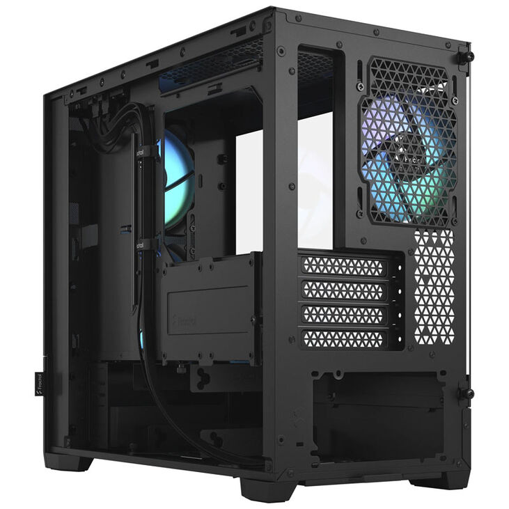Fractal Design Pop Mini Air RGB Clear Tint Micro-ATX-Gehäuse, Tempered Glass - schwarz image number 5