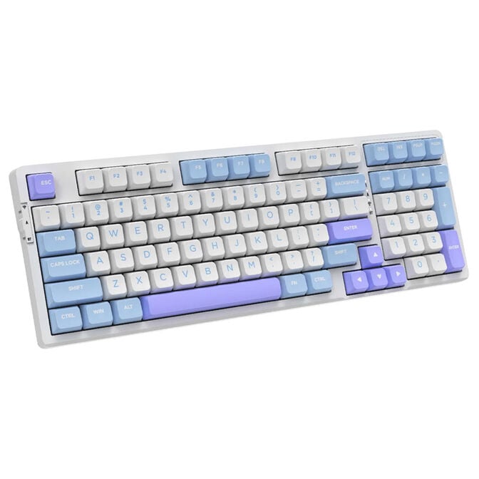 VGN V98Pro V2 Gaming Tastatur, Crystal Wine - Sea Salt (US) image number 1