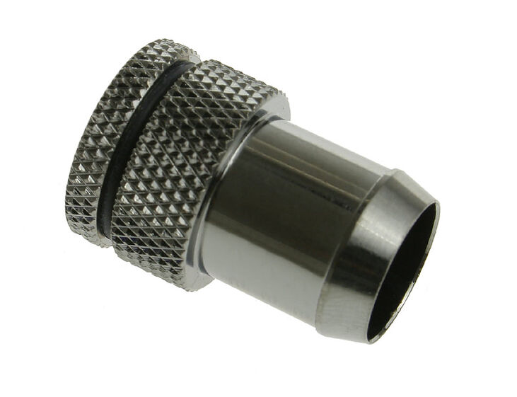 Bitspower Adapter 13mm ID auf G1/4 Zoll IG mit Verschlussstopfen - schwarz glänzend image number 0
