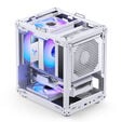 Jonsbo C6-ITX PC Case, Mini Tower, ITX, with Carry Handle - White image number null