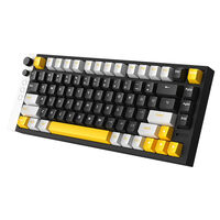 Lamzu Jet75 Gaming Keyboard, Magnetic Jade Gaming Switches, RGB - black