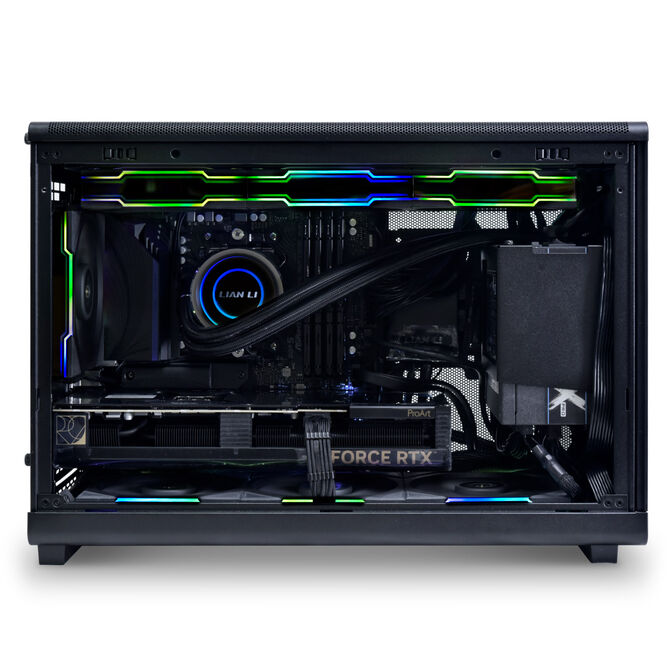 Lian Li DAN Cases A3-mATX Wood Edition PC-Geh&auml;use, Micro-ATX - Walnuss, schwarz image number 9