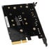 Akasa M.2 PCI-E SATA RGB LED Adapter Card image number null