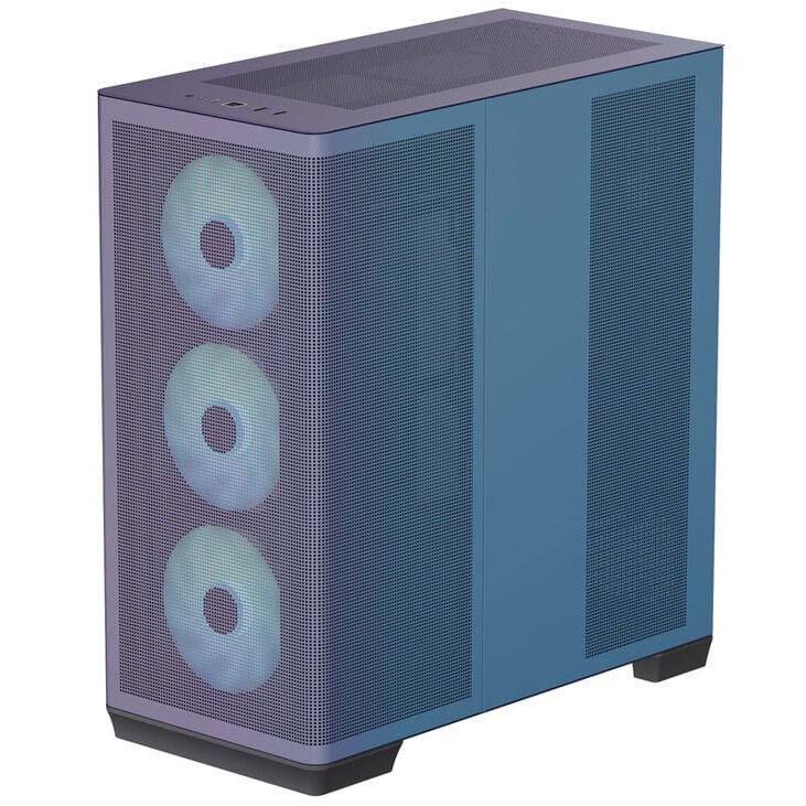 APNX C1 Midi-Tower ATX-Gehäuse, Tempered Glass - ChromaFlair image number 2