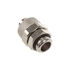 Connection straight G1/4 inch to 13/10mm - silver shiny image number null