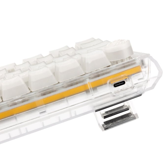 Ducky One 3 Aura White Mini Gaming Tastatur, RGB LED - MX-Red image number 7