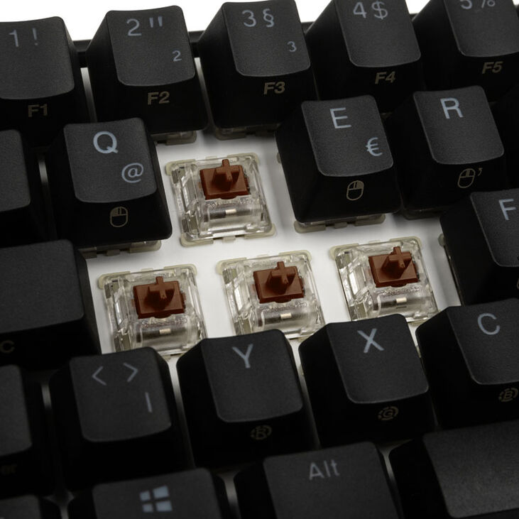 Ducky Mecha Mini Gaming Tastatur, MX-Brown, RGB-LED - schwarz image number 6