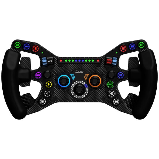 Base Performance Simulators FW1 Formula Wheel Simracing Steering Wheel, RGB &ndash; black/carbon image number 0
