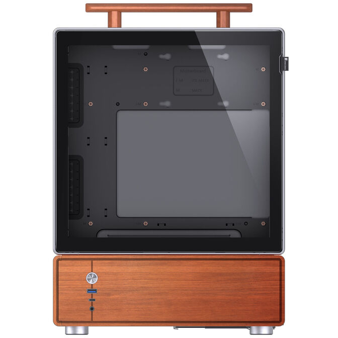 Jonsbo T7 PC-Geh&auml;use, Midi-Tower, mATX, Tempered Glass - silber image number 7