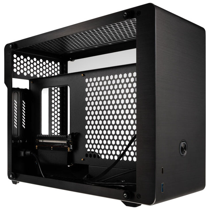 Raijintek Ophion EVO Mini-ITX Case, Tempered Glass - Black image number 4
