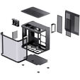 Jonsbo TK-2 2.0 Midi-Tower, Tempered Glass - schwarz image number null
