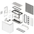 HAVN HS 420 VGPU PC Case, Mid Tower, E-ATX, Tempered Glass, PCIe 5.0 Riser Cable - White image number null