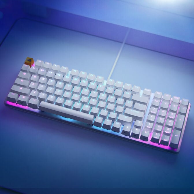 Glorious GMMK 2 Full-Size Tastatur - Barebone, ISO-Layout, wei&szlig; image number 1