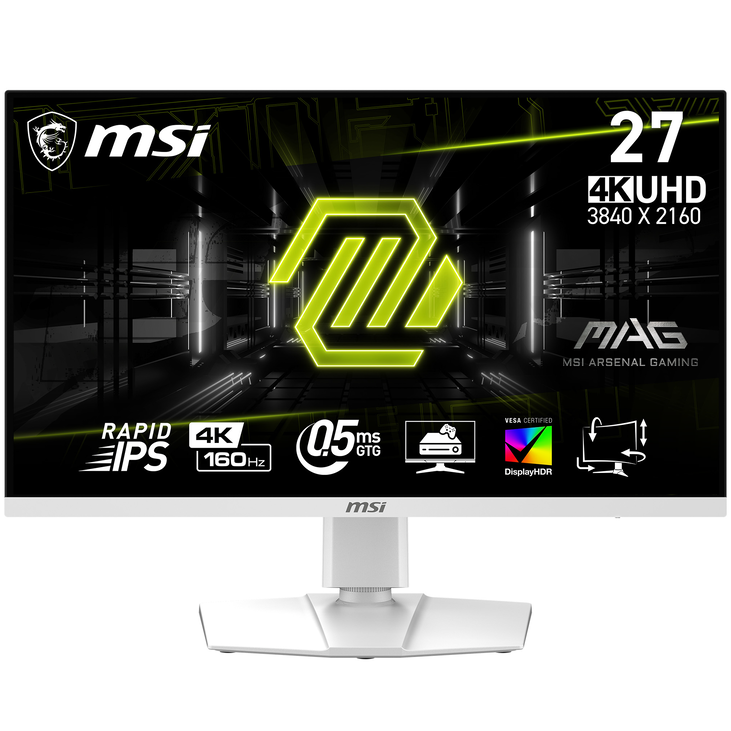 MSI MAG 274URFWDE, 27 Zoll 4K Gaming Monitor - weiß image number 1