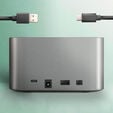 AXAGON ADSA-DC USB3.2 Gen1 - 2x SATA 6G CLONE DUAL HDD Dock Station ASMedia image number null