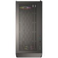 Montech X5M PC Case, Mid Tower, Micro-ATX, ARGB, Tempered Glass - Black image number null