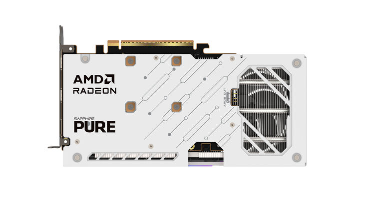 Sapphire Pure Radeon RX 9060 XT Gaming OC Graphics Card, 16384 MB GDDR6 image number 7