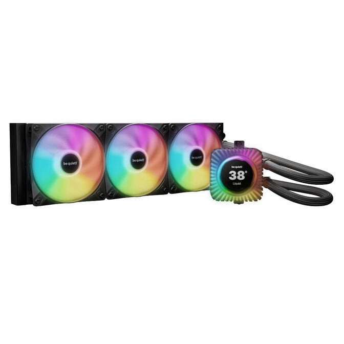 be quiet! Light Loop IO LCD 360mm CPU water cooling, IPS display, ARGB - black image number 0