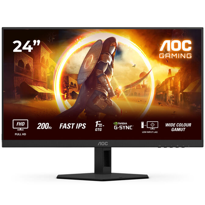 AOC 24G4HRE 23,8 Zoll Full HD Gaming Monitor, 200Hz, IPS, Adaptive Sync und G-SYNC Compatible image number 0