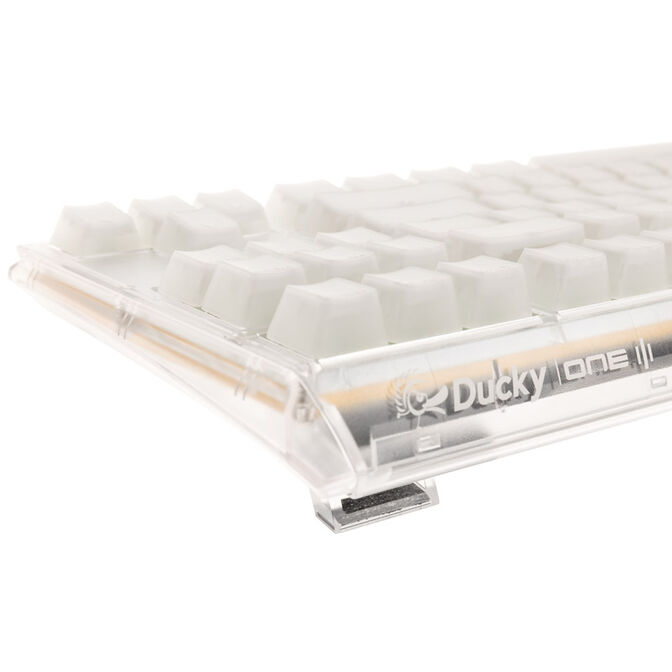 Ducky One 3 Aura White TKL Gaming Tastatur, RGB LED - MX-Blue (US) image number 6