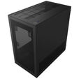 NZXT H3 Flow PC Case, Mid Tower, mATX, Tempered Glass - Black image number null