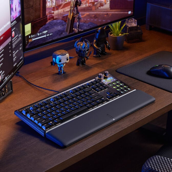 CORSAIR Galleon 100 SD Gaming-Tastatur, Full-Size, integriertes Stream Deck, Hot-Swap, DE - schwarz image number 27