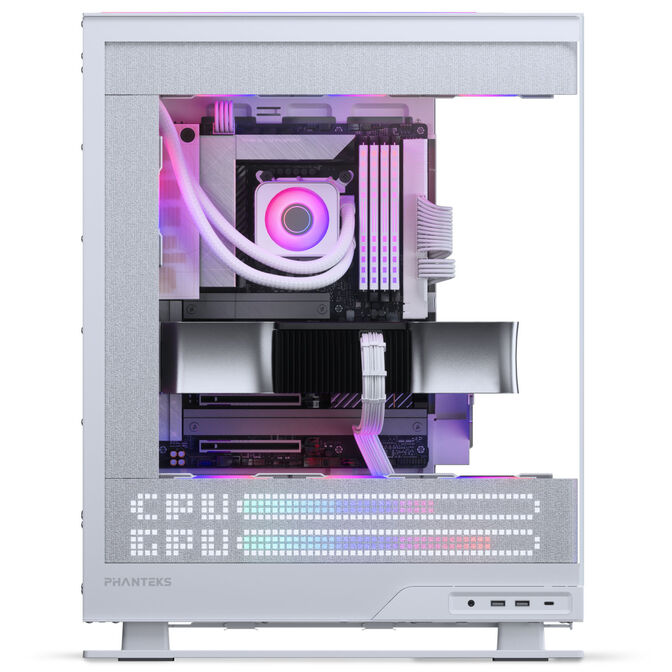 Phanteks Evolv X2 Matrix PC-Geh&auml;use, Midi-Tower, E-ATX, Tempered Glass, Matrix LED - wei&szlig; image number 5