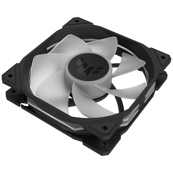 ASUS TUF Gaming TR120 Reverse, PWM ARGB Fan 3-Pack - 120mm, black image number 3