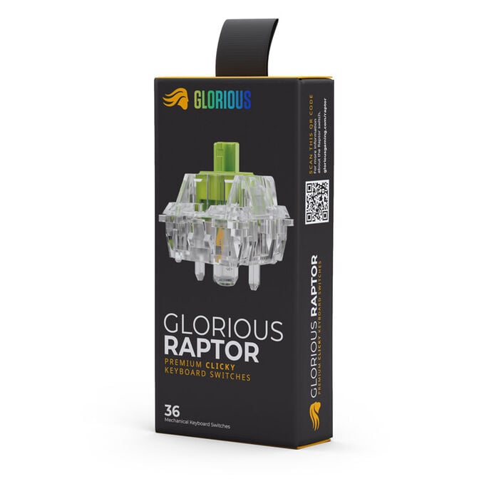 Glorious Raptor Switch, mechanisch, 5-Pin, clicky, MX-Stem, 55g - 36 St&uuml;ck image number 9