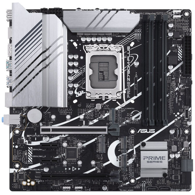 ASUS Prime Z790M-Plus, Intel Z790 Mainboard, Sockel 1700, DDR5 image number 2