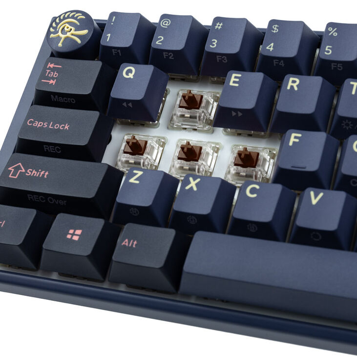 Ducky One 3 Cosmic Blue Mini Gaming Tastatur, RGB LED - MX-Brown (US) image number 4