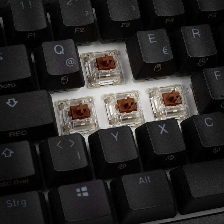 Ducky One 2 SF Gaming Tastatur, MX-Brown, RGB LED - schwarz image number 6