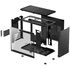 Jonsbo D30 Micro-ATX Case, Tempered Glass - black image number null