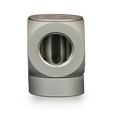 Thermal Grizzly DeltaMate Rotary Fitting - FF90&deg;, Matt Nickel image number null