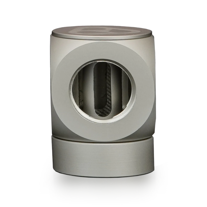 Thermal Grizzly DeltaMate Rotary Fitting - FF90&deg;, Matt Nickel image number 1