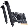Graugear G-PCI-C-20G USB-C Expansion Card, USB 3.2, PCIe Gen4, 20 Gbit/s - black image number null
