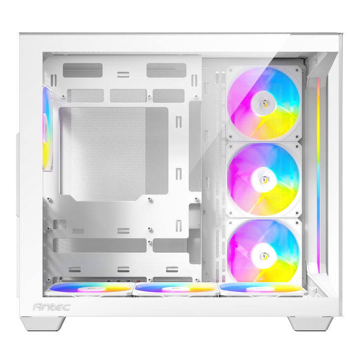 Antec C5 PC-Gehäuse, Midi-Tower, ATX, RGB, Tempered Glass  - weiß image number 9