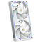 NZXT F240X RGB Case Fan, LCP Rotor, Hybrid Bearing, aRGB - white, 240mm
