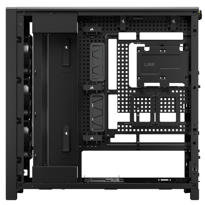 Corsair Frame 5000D PC Case, Mid-Tower, E-ATX, Tempered Glass - black image number 6