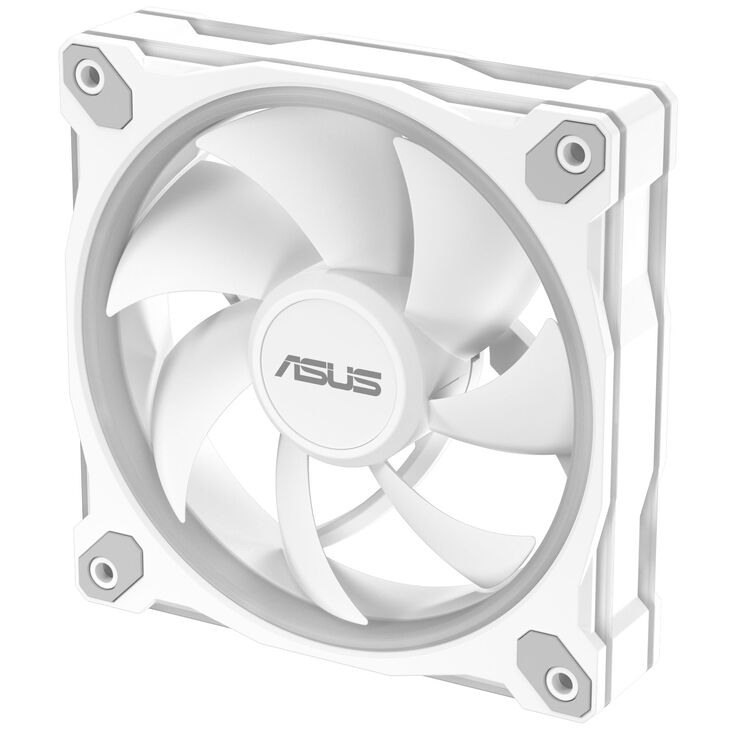 ASUS Prime MR120 ARGB Fan, PWM, Aura Sync - 120mm, white, triple-pack image number 12