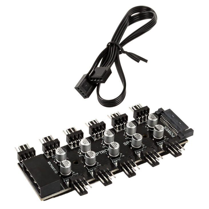 Lamptron SP105 10x PWM-Lüfter-Hub image number 4