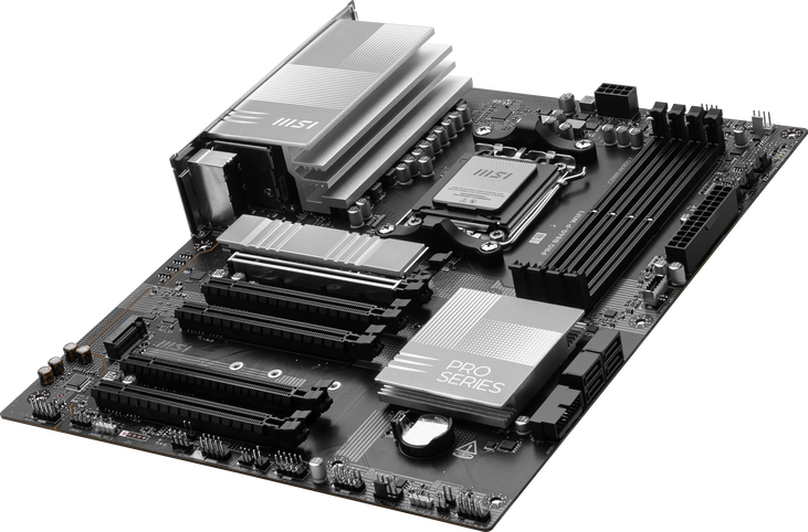 MSI PRO B840-P WiFi motherboard, Socket AM5, AMD B840, ATX, DDR5 image number 2