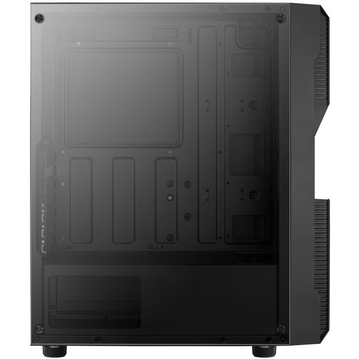 Aerocool Menace Saturn FRGB Midi-Tower, Tempered Glass - schwarz image number 9