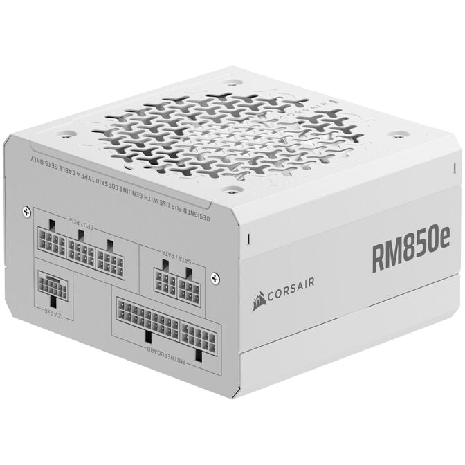 Corsair RMe Series RM850e 80 PLUS Gold Power Supply, modular, ATX 3.1, PCIe 5.1 - 850 Watts, white image number 1