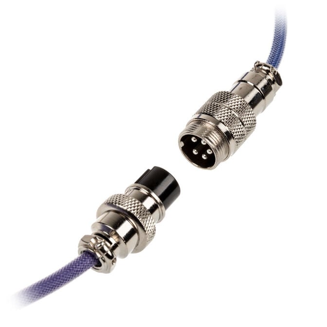Ducky Premicord Horizon coiled cable, USB Type C to Type A - 1.8m image number 1