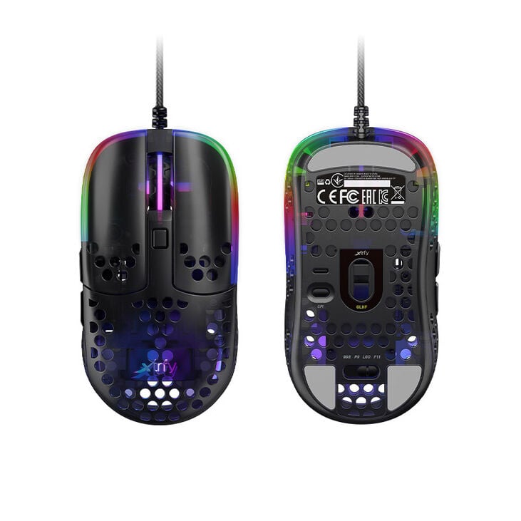 Cherry Xtrfy MZ1 Zy's Rail Gaming Mouse, RGB - black image number 4