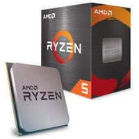 AMD Ryzen 5 5500F CPU, 6 cores, 4.4GHz, Socket AM4 (Zen 3) - boxed, with cooler
